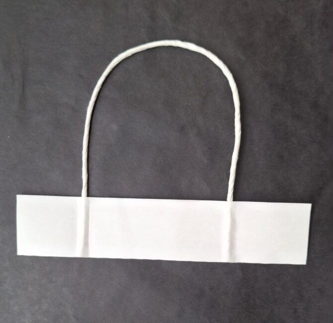 Twisted Paper Handle (White)