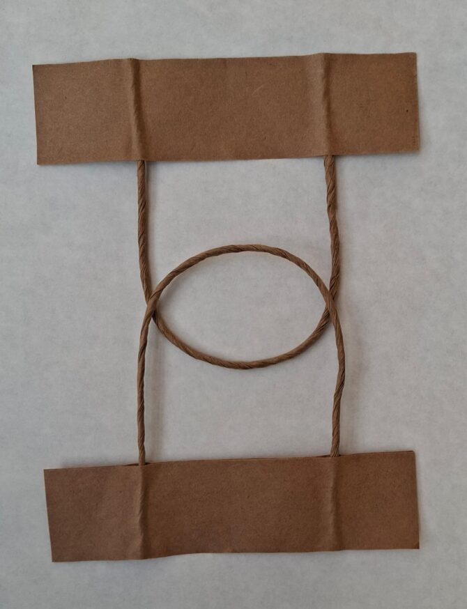 Twisted Paper Handle (Brown)