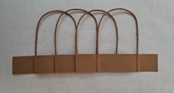 Twisted Paper Handle (Brown)