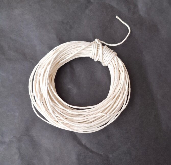 Twisted Paper Ropes (Cords)-White