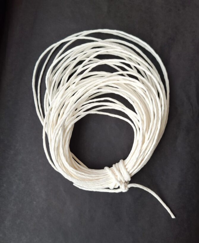 Twisted Paper Ropes (Cords)-White