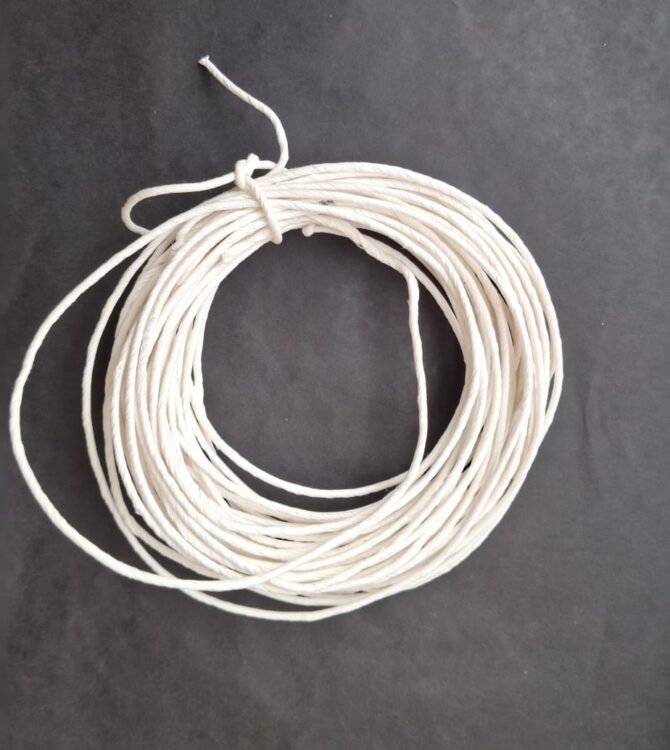 Twisted Paper Ropes (Cords)-White