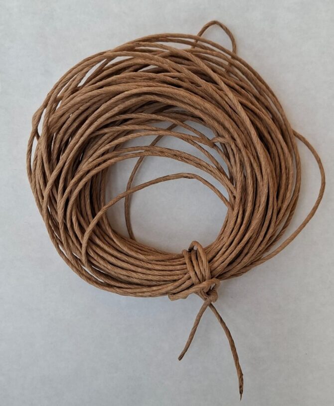 Twisted Paper Ropes (Cords) - Brown