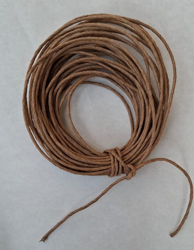 Twisted Paper Ropes (Cords) - Brown