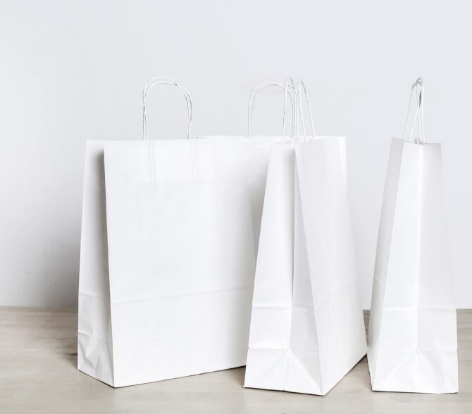 Premium Paper Bags (White)